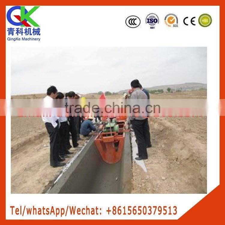 Hydraulic U-shaped ditch lining machine made in China Qingke machinery
