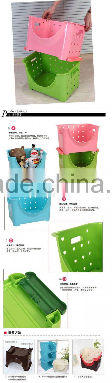 hollow heart shaped pile-up kitchen storage case-coffee