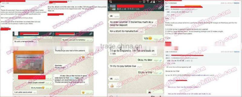 Side Post Removable 20FT Flatbed Drawbar Container Dolly Trailer With Twist Locks