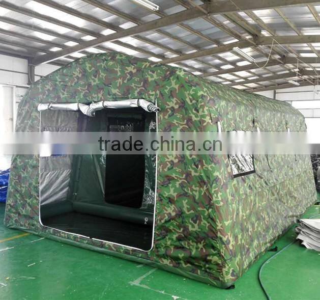 Large Waterproof PVC Tarpaulin and Oxford Fabric Inflatable Tent with rooms