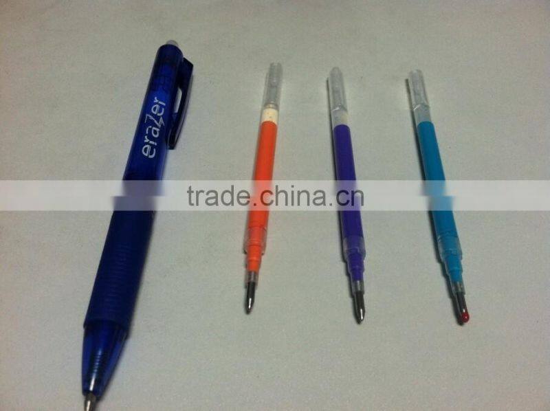 hot sale plastic erasable pen, polit erasable pen, gel ink erasable pen