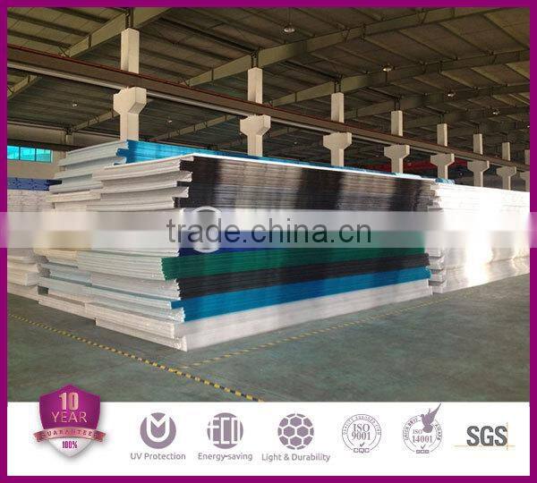 8/10/12mm 5-layer polycarbonate sheet manufacturered in China