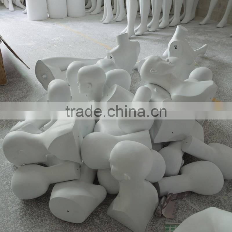 Fashion Golden Egghead Female Mannequin Head Fiberglass Display For Cap