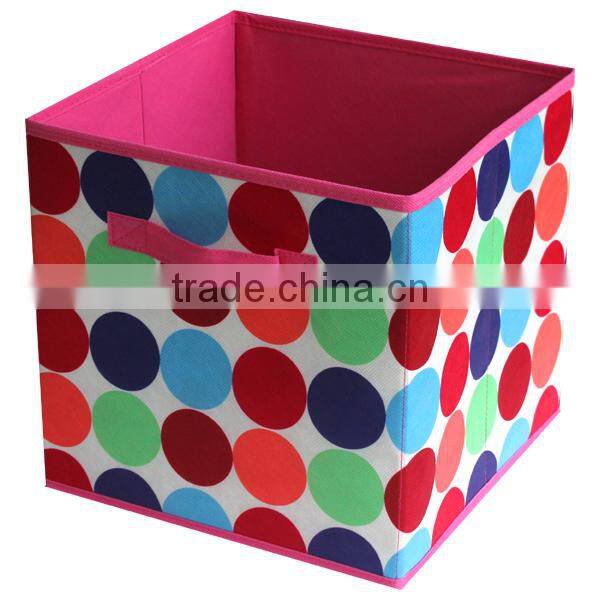 Rectangular fabric storage box