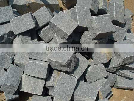 Black basalt cobblestone
