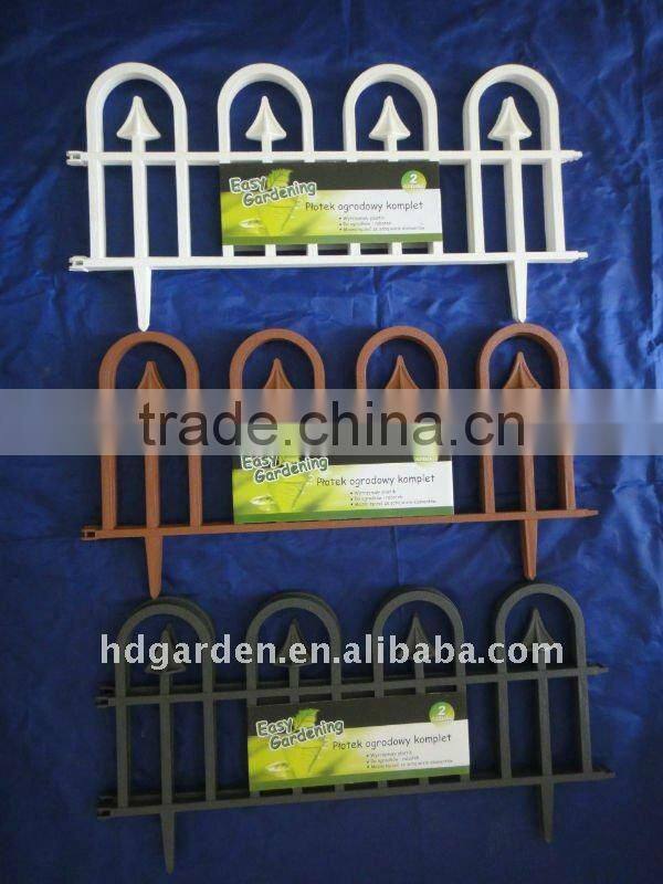 decorative plastic garden fence