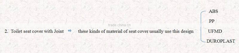 UIC-MDH06 toilet seat hinge slow fall down function