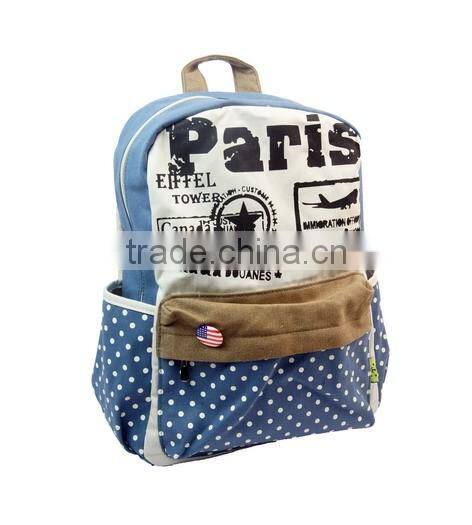 Store More Canvas Backpack for Women & Girls Casual Book Bag Sports Daypack