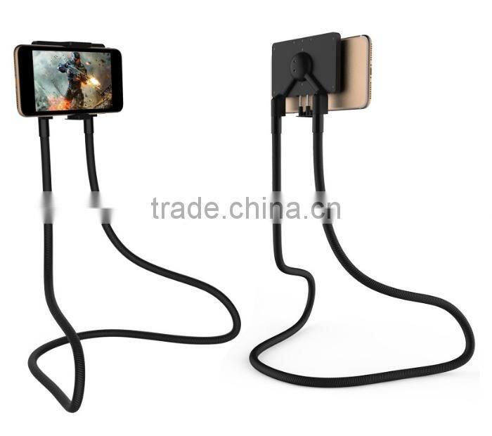 2017 New Creative Neck Wearable Phone Holder For Personal Leisure/Driving Use , Universal Adjustable Mobile Phone Stand Holder
