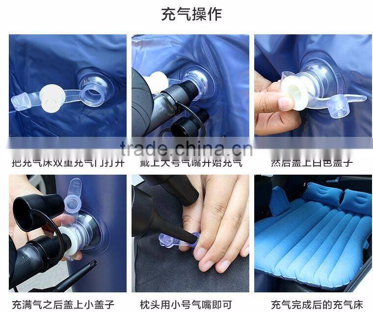 High Quality Car Inflatable Mattresses, Car Air Bed, Portable EN71 PVC Folding Outdoor Use Inflatable Air Bed