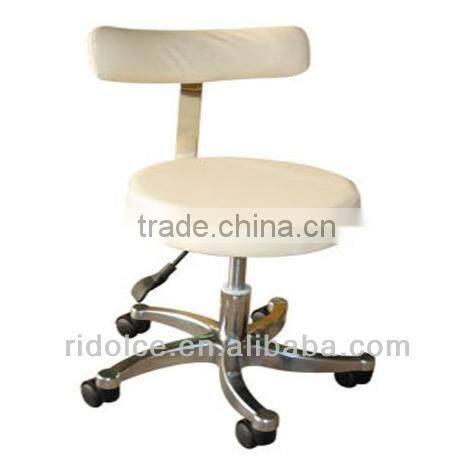 Potable movable Ottoman stool chair with wheels used salon furniture DS-HST01