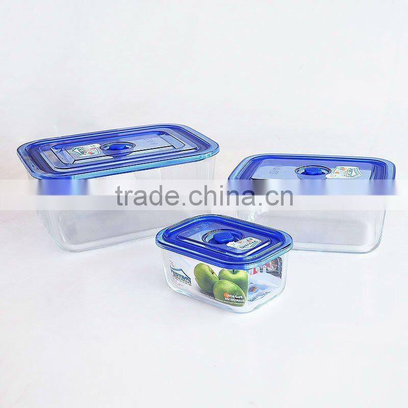 Rectangular Pyrex Bake Dish, High borosilicate Glass Bake plate