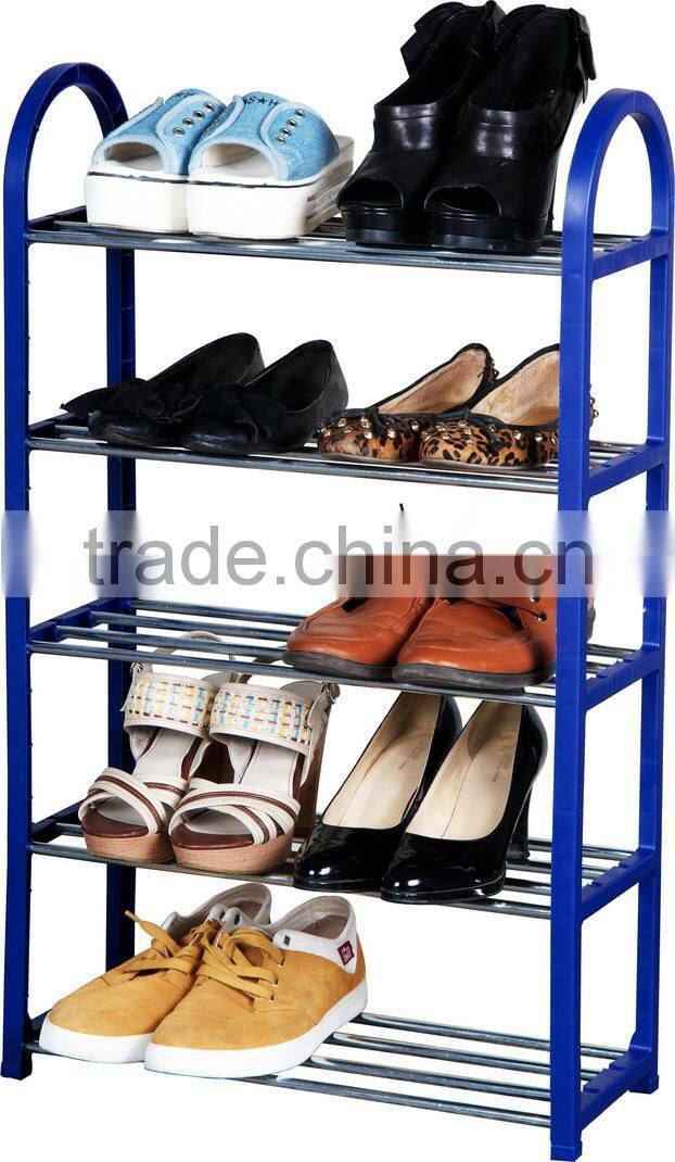 metal & plastic display shoe rack