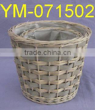 Cheap Wicker Garden Basket in Rectangular Shape