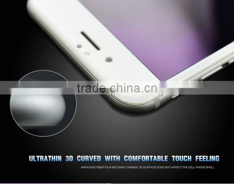 Hardness 9H, thickness 0.3mm, blue light filter screen protector for iPhone 7