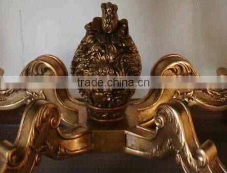 Luxurious Large size console table with black marble