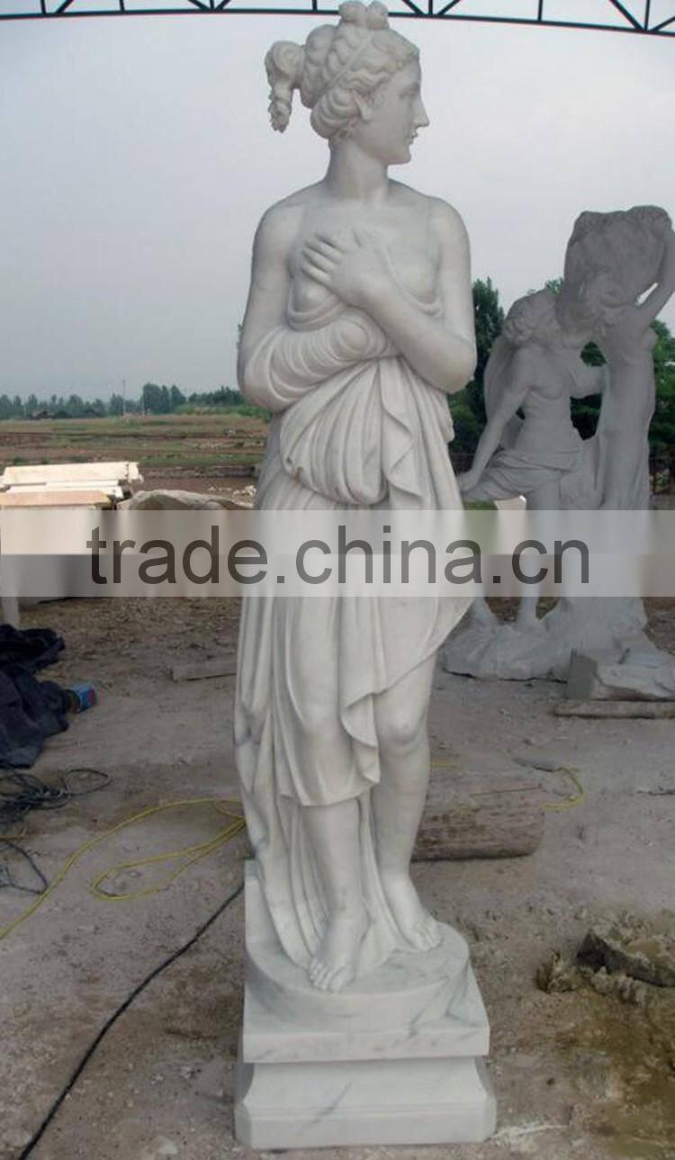 Western style nude life size women marble statues for sale