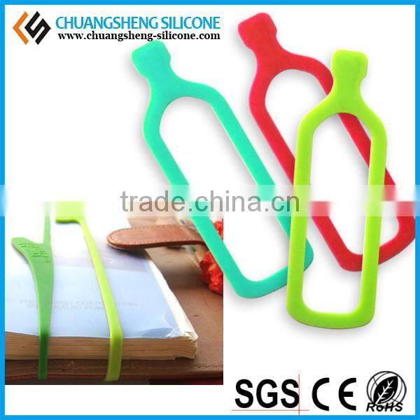 Mix color bookmark, silicone book mark, book point items