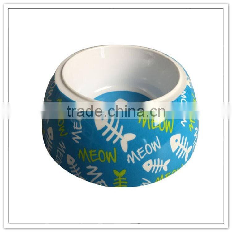 Pet products supplier plastic dog bowl melamine bowl for animal