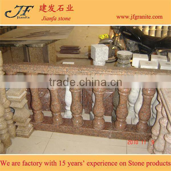 Granite railing baluster