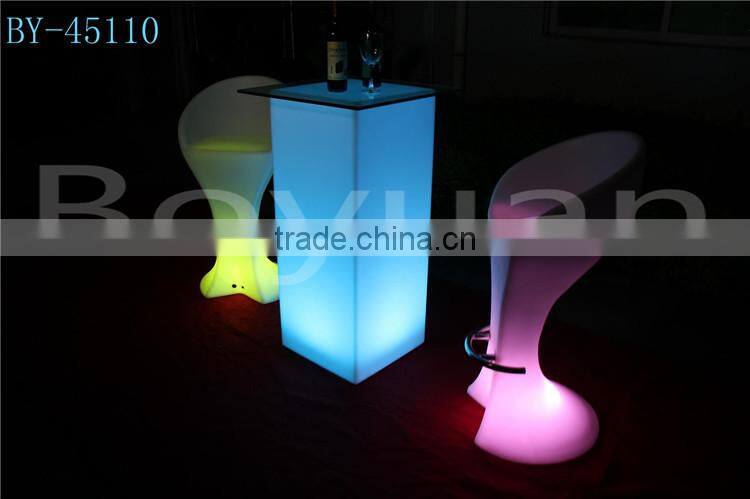 Remote control LED Square Bar Table with color changing