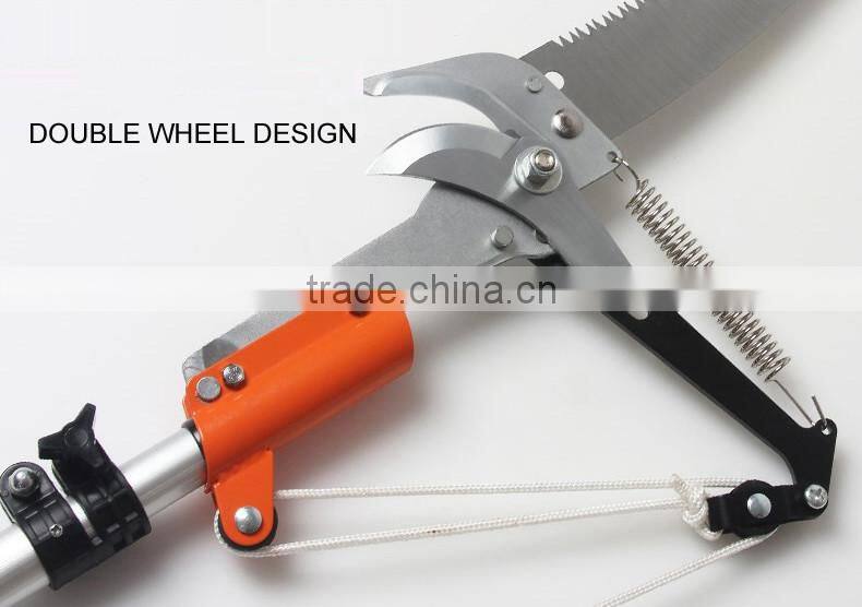 telescopic aluminum long reach pruner pole