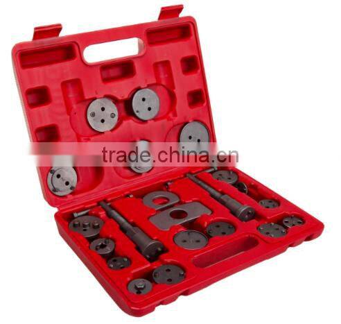 21PCS Caliper Disc Brake Wind Back Pad Piston Compressor Tool Kit For WE-B1013