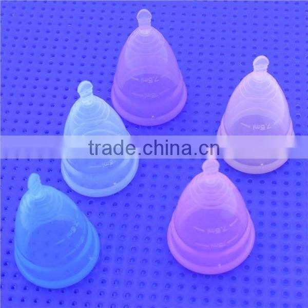 Ce And Fda Reusable Feminine Cup Lady Cup Medical Women Silicone Ladies Menstrual Cup
