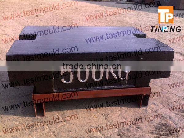cast iron test weights 1kg~500kg with handle, calibration test weights