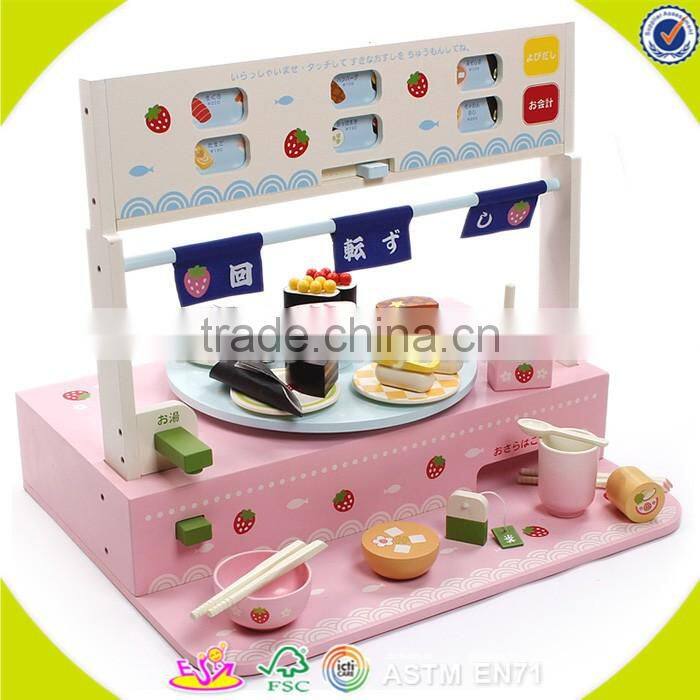 wholesale baby wooden sushi toys, elegant in style wooden sushi toys, top fashion children wooden sushi toys W10A036