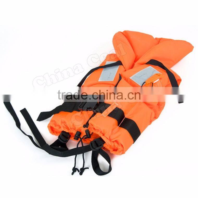 Customerized Orange Reflective Life Vest with Lifesaving Whistle