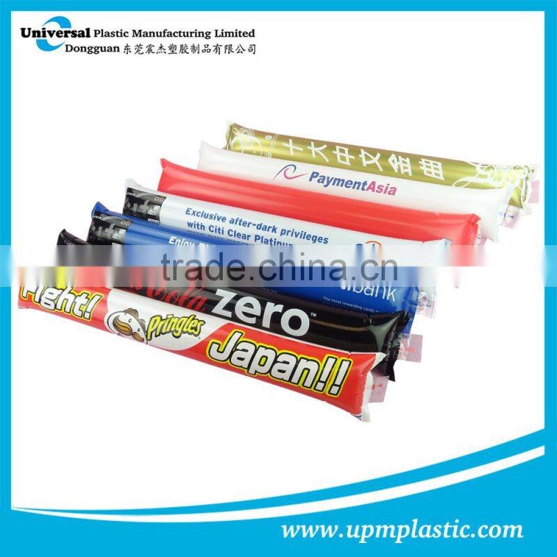 One time use promotional disposable degradable plastic LDPE thunder stick