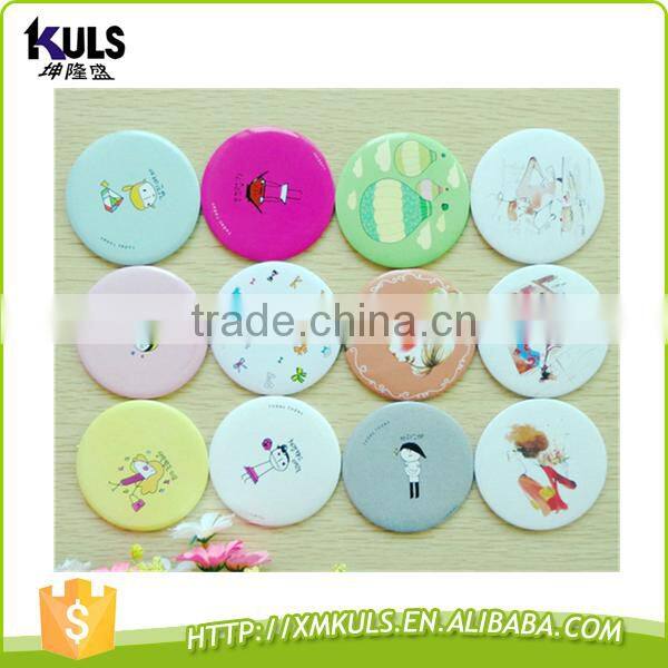 customized ads Cute cartoon portable small mirror cosmetic