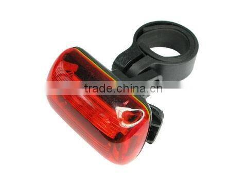 Jing Yi 5 LED 4 Mode Red Light Bike Safety Accessories Bike Tail Light
