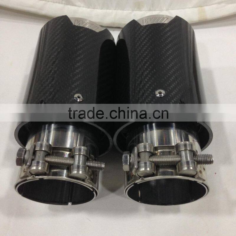 New style car universal carbon fiber exhaust muffler tip