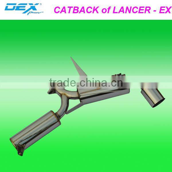 exhaust catback of Mitsubishi Lancer stainless steel 304