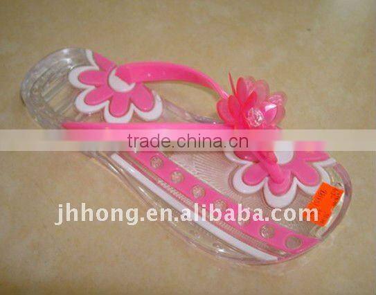 children's fancy elastic sandal / flower sandal