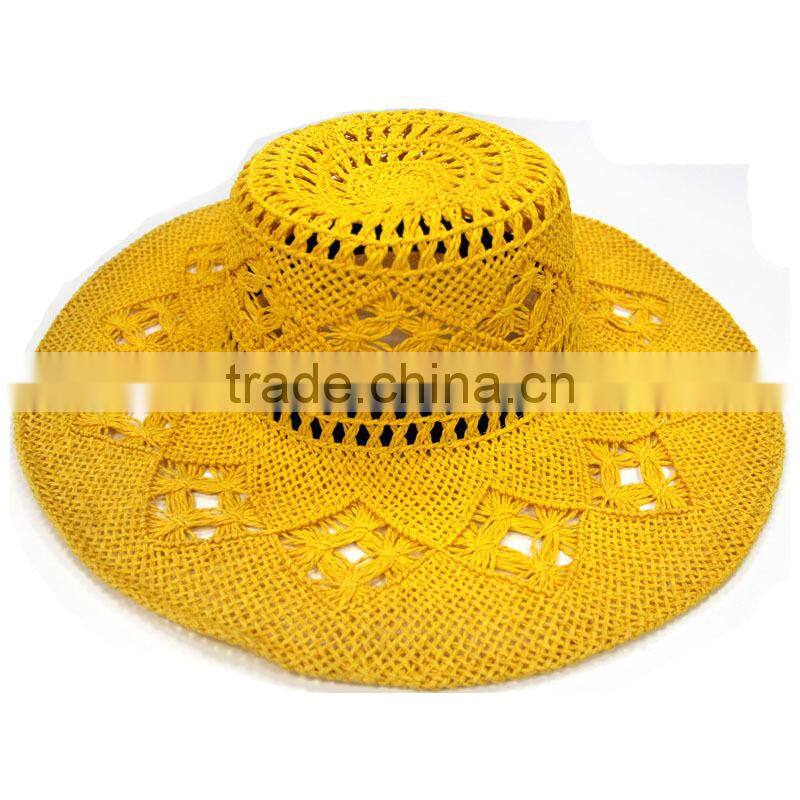 Fashion Knitted Handmade Straw Hat for Buying