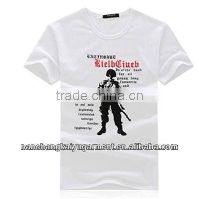 2014 New Arrival Men's Fashion Short Sleeve Casual Printing Patterns Design T-shirt