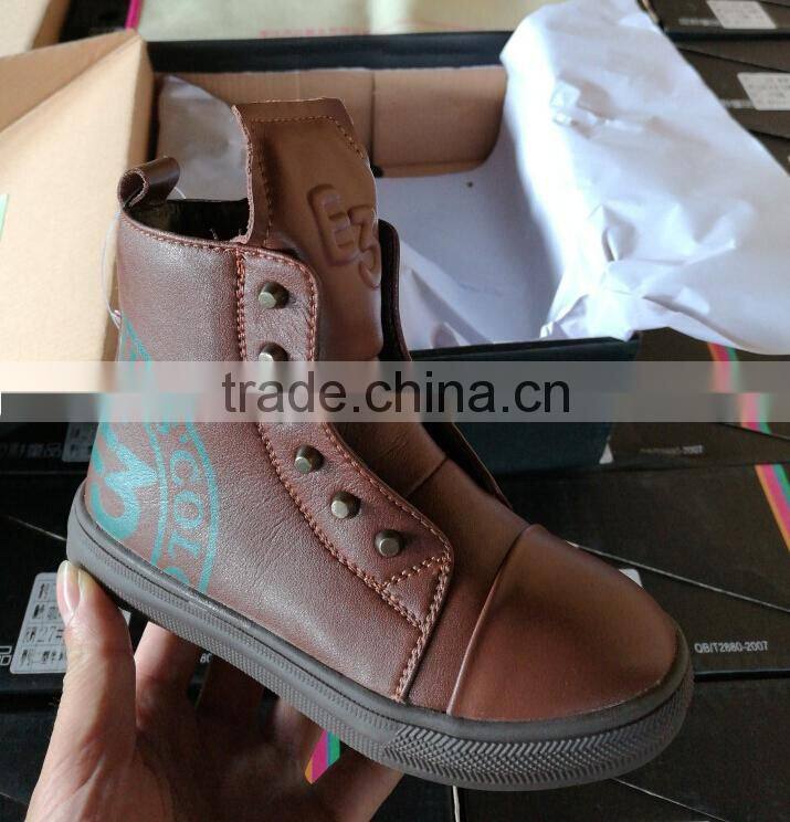 GZY Italy model fashion sole shoes kid boots wearable comfortable winter boots wholesale guangzhou 2017 stock