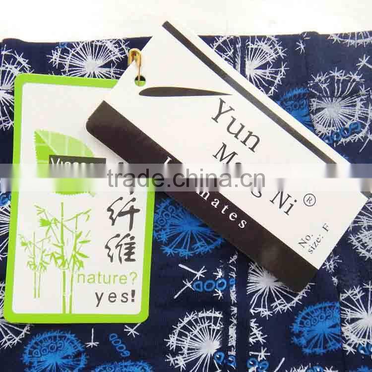 Colorful geometry bamboo fiber men pantise boyshort wholesale stock men boxer briefs