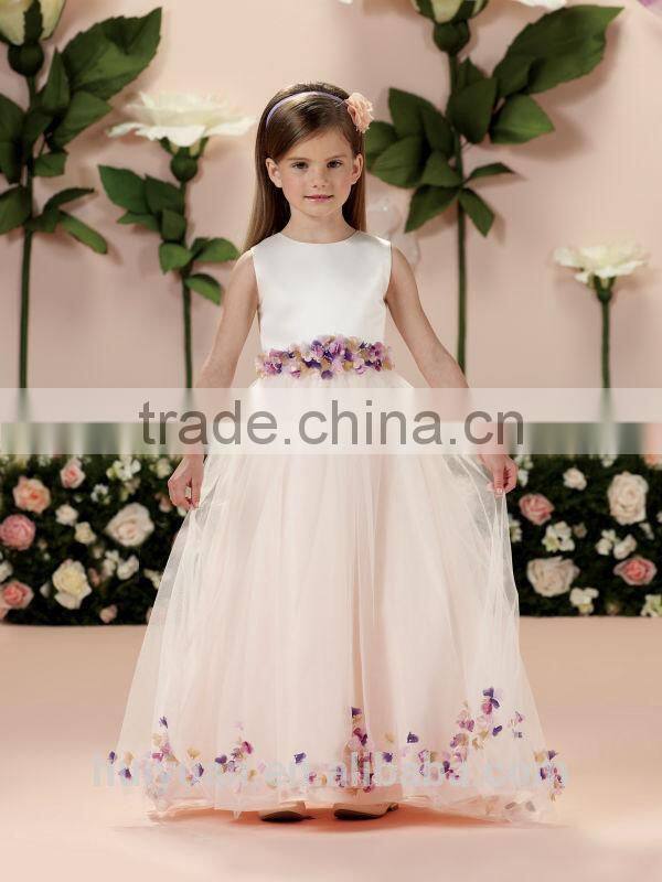 2015 new design fashion baby girl party wear dress
