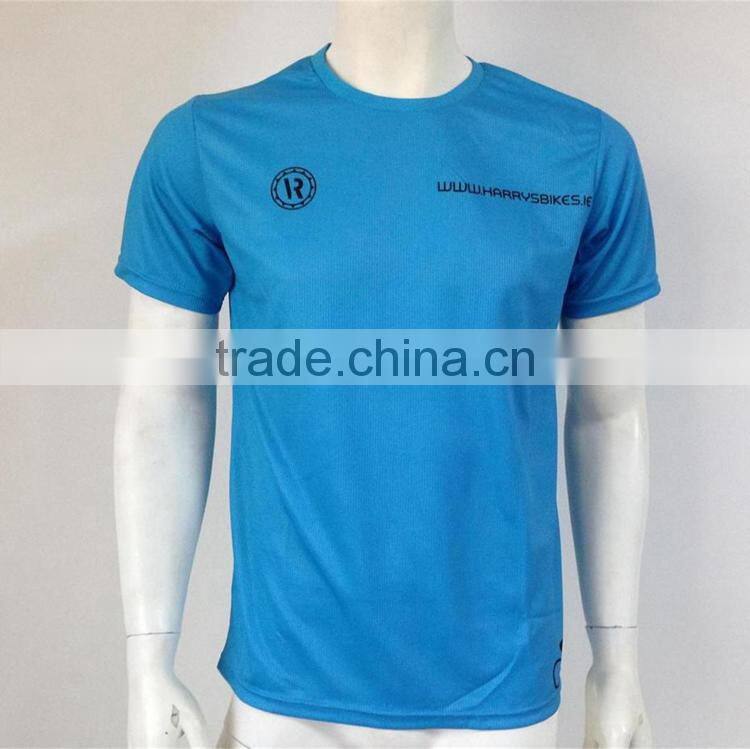 Wholesale Custom made quick dry sublimation coolmax running t shirts