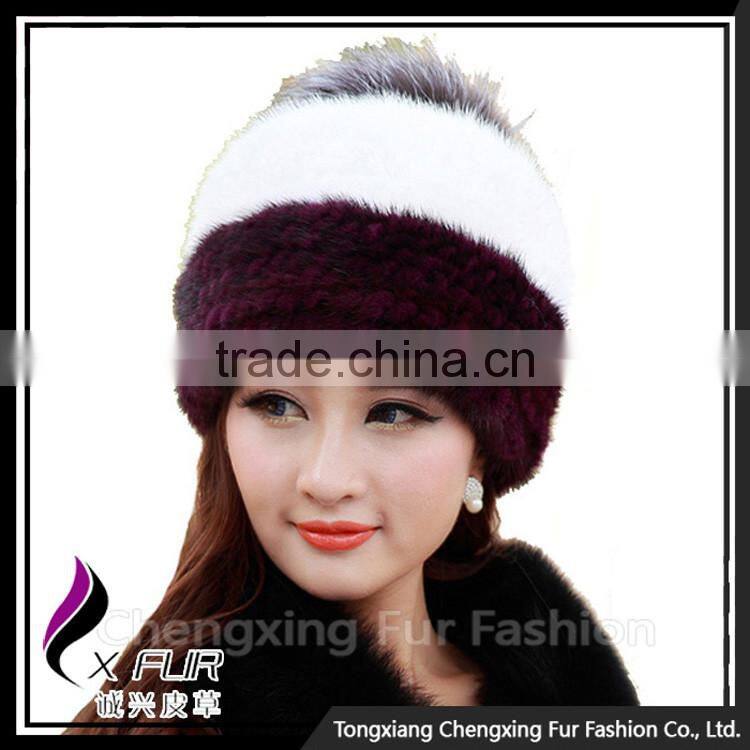 CX-C-221P Genuine Mink Fur Hat / Snood ~Hat Manufacturer