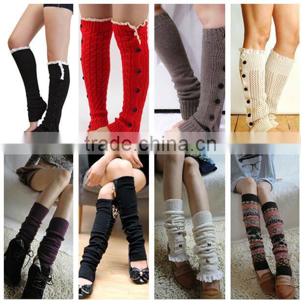 Wholesale knitting pattern women fingerless gloves