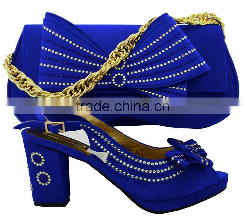 TOP quality popular comfortable cheap price italian party lady shoes and matching bags with exquisite workmanship MG1092