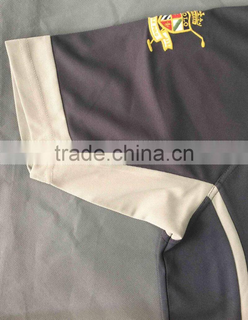 2017 custom zipper collar golf polo cycling shirt