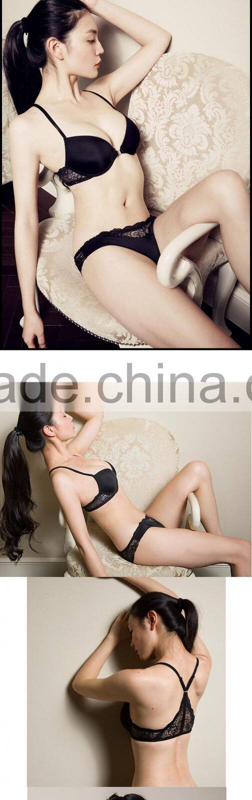 HSZ-18924 Excellent Factory Sexy Bra and Panty New Design Hot Selling Lace Comfortable Ladies Underwear Women Sexy Bra