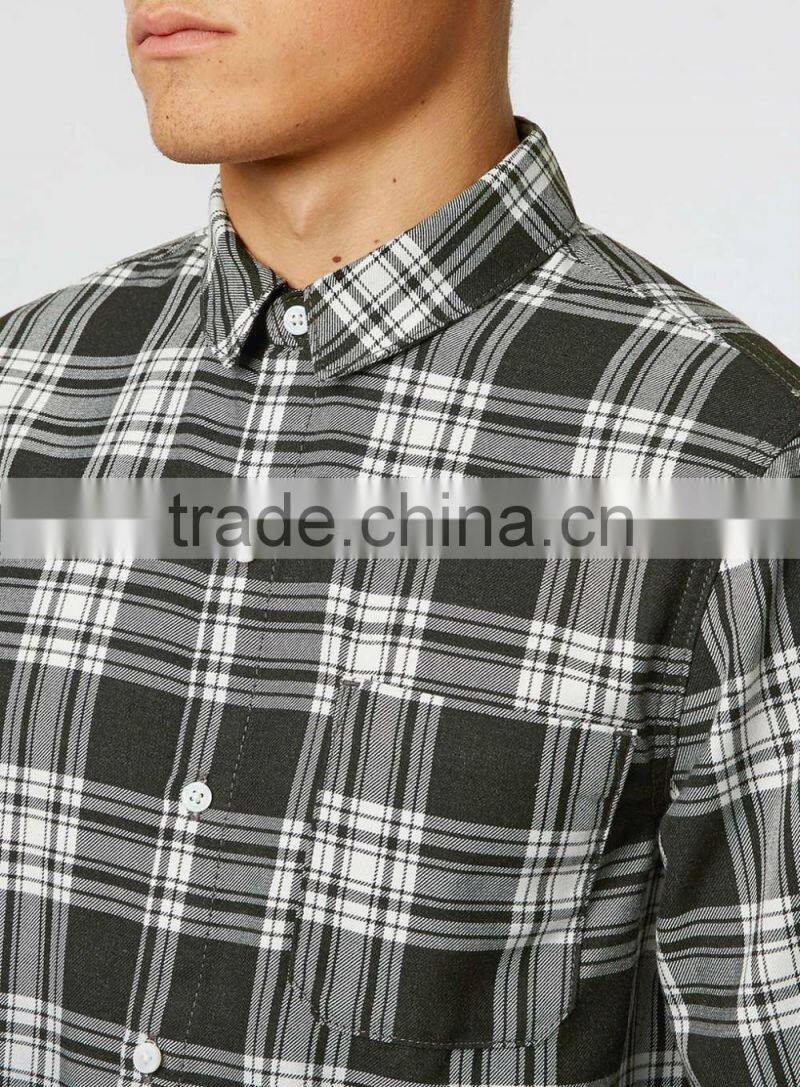 Man gingham shirts mens casual plaids dress casual shirts