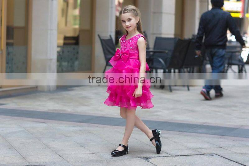 hot sale Net fabric ball grown dress for baby girl summer dress for girl ruffle skirt sleeveless